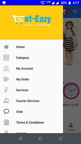 Get-Eazy Online Shopping App